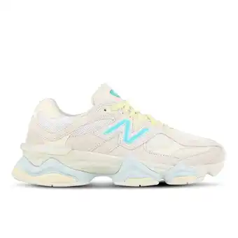 Foot Locker New Balance 9060 Sneakers Dames - Beige - Maat 39.5 - Mesh/Synthetisch aanbieding