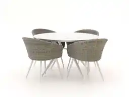 Kees Smit Manifesto Veruno/Sora ø127cm dining tuinset 5-delig aanbieding