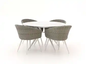 Kees Smit Manifesto Veruno/Sora ø127cm dining tuinset 5-delig aanbieding