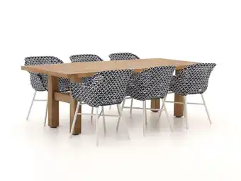 Kees Smit Hartman Delphine/Yasmani 240cm dining tuinset 7-delig aanbieding