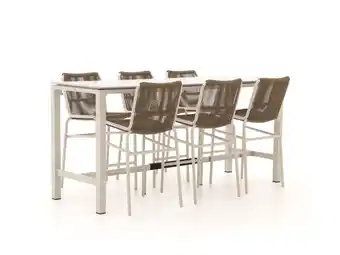 Kees Smit Bellagio Caronia/Trecenta 225cm barset 7-delig stapelbaar aanbieding