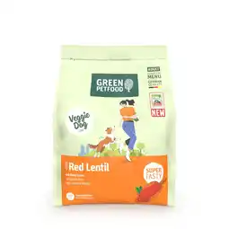 Zooplus 900g Green Petfood Veggie Dog met rode linzen droogvoer voor honden aanbieding