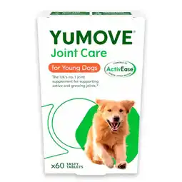 Zooplus 60 tabletten YuMOVE Joint Care Young Dogs aanvullend diervoeder voor jonge honden aanbieding