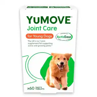 Zooplus 60 tabletten YuMOVE Joint Care Young Dogs aanvullend diervoeder voor jonge honden aanbieding