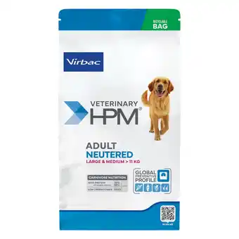 Zooplus Virbac Veterinary HPM Dog Adult Neutered Large & Medium - Dubbelpak: 2 x 12 kg aanbieding