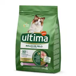 Zooplus Ultima Cat Hairball - Kalkoen & Rijst Kattenvoer - Dubbelpak: 2 x 2,5 kg aanbieding