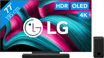 Coolblue LG 77 OLED EVO C54 4K (2025) + LG DS77TY aanbieding