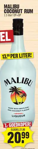 Super Dirck 3 Malibu coconut rum aanbieding