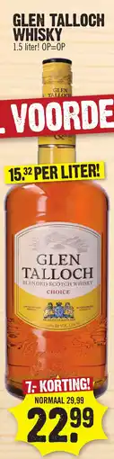 Super Dirck 3 Glen talloch whisky aanbieding