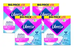 De Online Drogist Libresse Dailies V-Protection Regular Inlegkruisjes Multiverpakking aanbieding