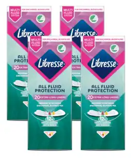 De Online Drogist Libresse Extra Protection Normal Inlegkruisjes Multiverpakking aanbieding