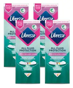 De Online Drogist Libresse Extra Protection Normal Inlegkruisjes Multiverpakking aanbieding
