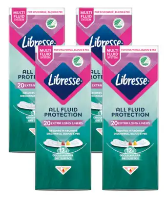De Online Drogist Libresse Extra Protection Normal Inlegkruisjes Multiverpakking aanbieding