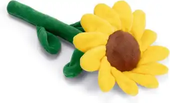 Intratuin Beeztees knuffel zonnebloem Sunny 30 x 16,5 x 4 cm aanbieding