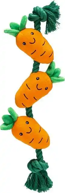Intratuin Beeztees flostouw wortel 38 x 13,5 x 5 cm aanbieding
