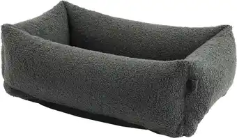 Intratuin Overseas hondenmand Teddy antraciet 60 x 40 x 18 cm aanbieding