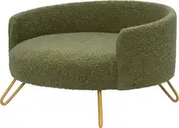 Intratuin Intratuin honden- en kattenmand Sem groen 51,5 x 50,5 x 30,5 cm aanbieding