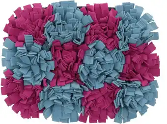 Intratuin Intratuin snuffelmat blauw/paars 50 x 38 x 4 cm aanbieding
