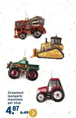 GAMMA Ornament loonwerk- machines per stuk aanbieding