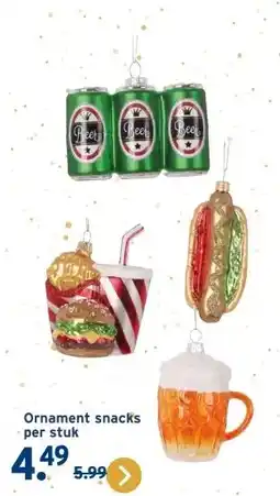 GAMMA Ornament snacks per stuk aanbieding