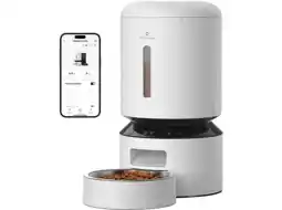 MediaMarkt Petlibro Granary Wifi Feeder 5l White Voedsel Dispenser aanbieding