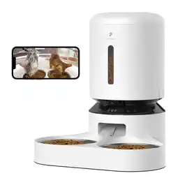 MediaMarkt Petlibro Granary Camera Dual Food Tray White Voedsel Dispenser aanbieding