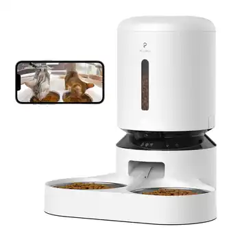 MediaMarkt Petlibro Granary Camera Dual Food Tray White Voedsel Dispenser aanbieding