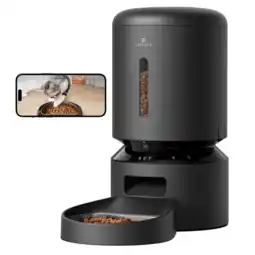 MediaMarkt Petlibro Granary Camera Monitoring Feeder Black Voedsel Dispenser aanbieding