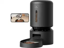 MediaMarkt Petlibro Granary Camera Monitoring Feeder Black Voedsel Dispenser aanbieding