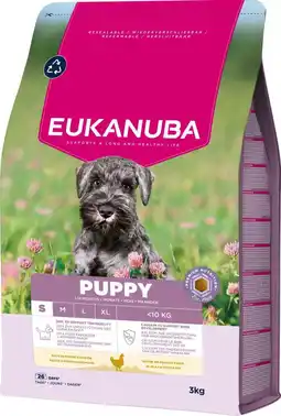 Intratuin Eukanuba hondenbrokken Life Care puppy S kip 3 kg aanbieding