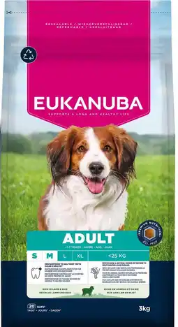 Intratuin Eukanuba hondenbrokken Life Care adult S/M lam 3 kg aanbieding
