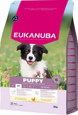Intratuin Eukanuba hondenbrokken Life Care puppy M kip 3 kg aanbieding
