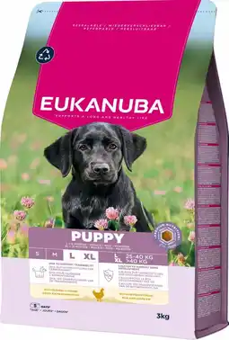 Intratuin Eukanuba hondenbrokken Life Care puppy L/XL kip 3 kg aanbieding