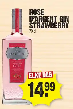 Super Dirck 3 Rose D'Argent Gin Strawberry aanbieding