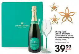 Sligro Champagne Canard-Duchêne Cuvée Léonie Iconic inclusief twee glazen aanbieding