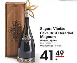 Sligro Segura Viudas Cava Brut Heredad Magnum aanbieding