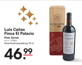 Sligro Luis Cañas Finca El Palacio aanbieding