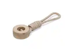 Welkoop Beeztees Dirk - Flostouw - Koffiehout - Hondenspeelgoed - Hout|Wit - Medium aanbieding