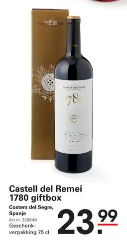 Sligro Castell del Remei 1780 giftbox aanbieding