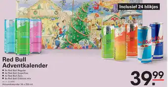 Sligro Red Bull Adventkalender aanbieding