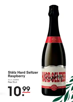 Sligro Stëlz Hard Seltzer Raspberry aanbieding