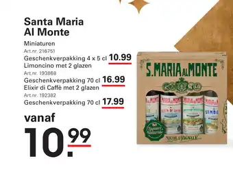Sligro Santa Maria Al Monte Miniaturen aanbieding