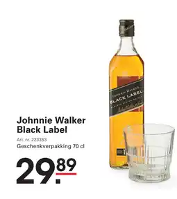 Sligro Johnnie Walker Black Label aanbieding