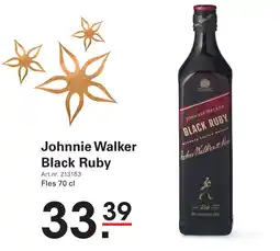 Sligro Johnnie Walker Black Ruby aanbieding