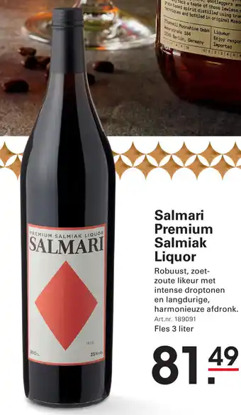 Sligro Salmari Premium Salmiak Liquor aanbieding