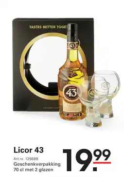 Sligro Licor 43 aanbieding