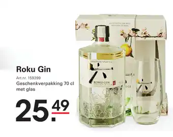 Sligro Roku Gin aanbieding