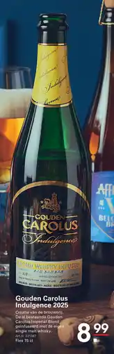 Sligro Gouden Carolus Indulgence 2025 aanbieding
