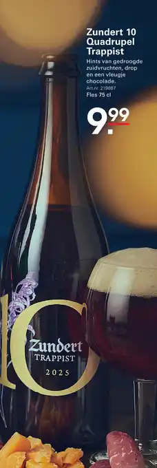 Sligro Zundert 10 Quadrupel Trappist aanbieding