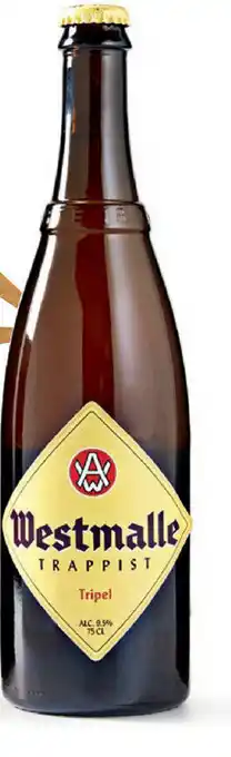 Sligro Westmalle Trappist Tripel aanbieding